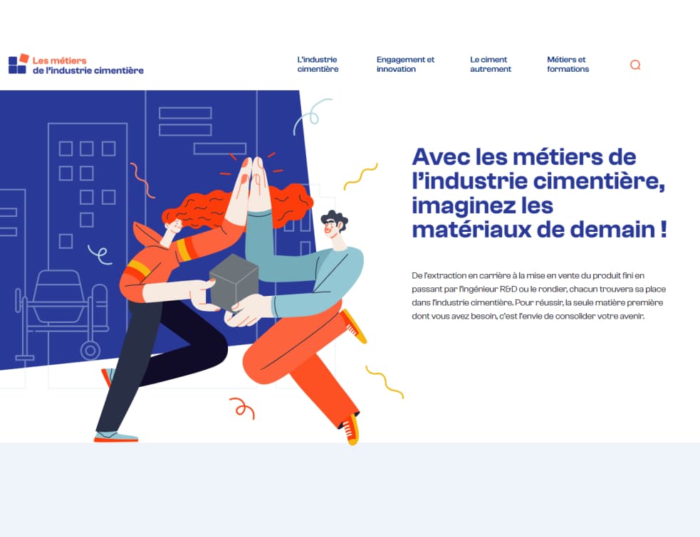 Nouvelle plateforme de métiers pour le Syndicat français de l'industrie cimentière