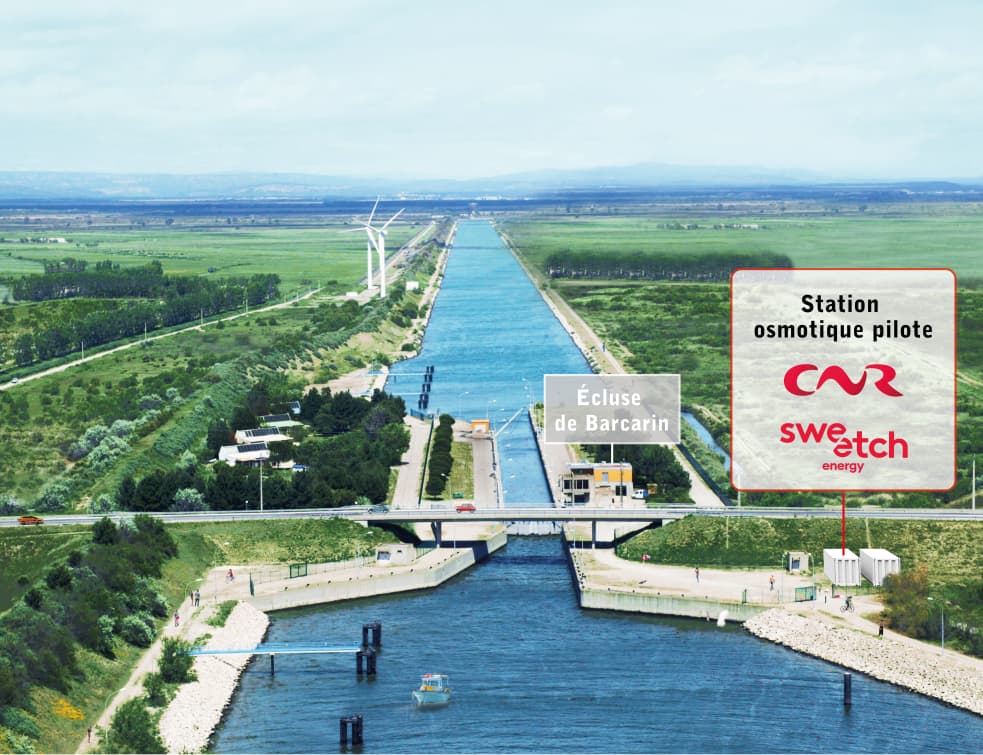 Une toute première centrale osmotique en France bientôt implantée dans le delta du Rhône
