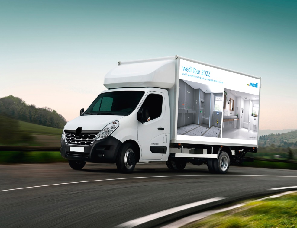 Le tour de France de Wedi, à la rencontre des professionnels de la salle de bain