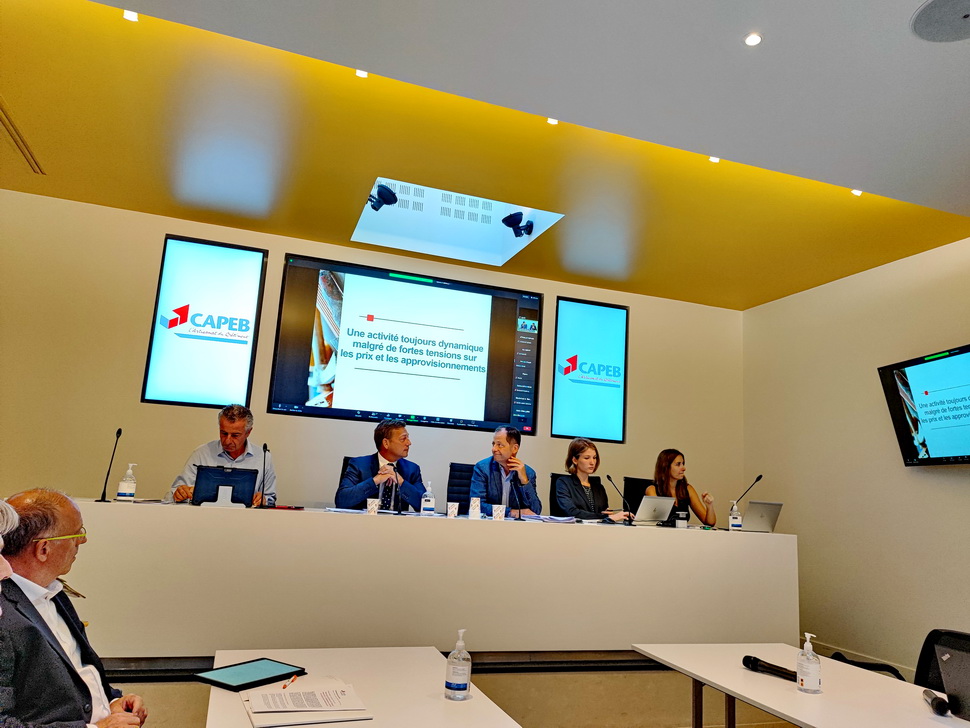 Selon la Capeb, pour linstant, tout va bien, mais 2023 sannonce mal !