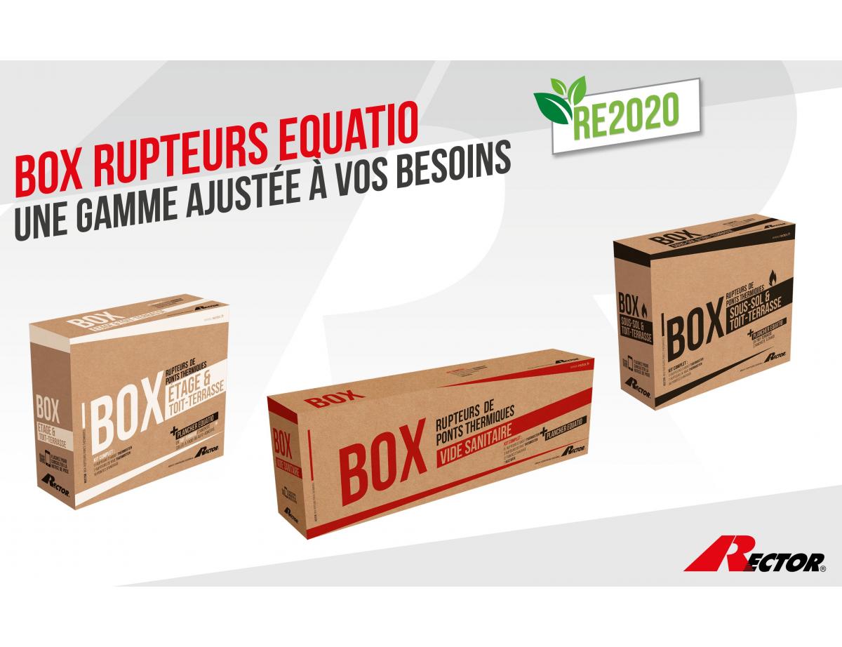 Nouvelle gamme box de rupteurs Equatio   moins de références, plus de performances compatibles à la RE2020 !
