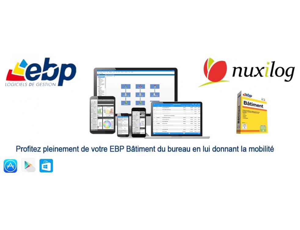 EBP Bâtiment interfacé avec lapplication NuxiDev©