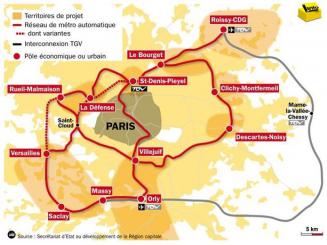 Supermétro parisien: pas d'inquiétude pour son financement