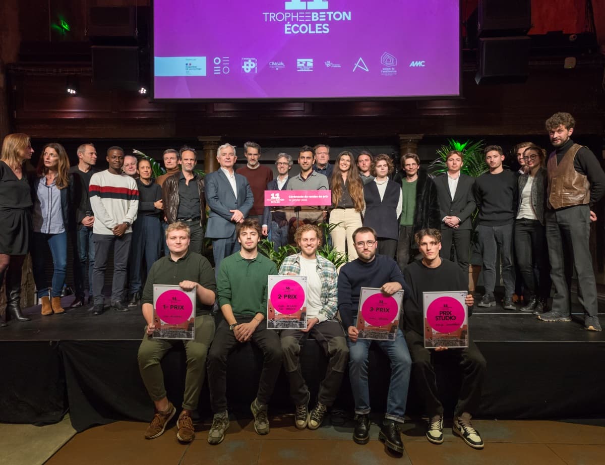 De futurs talents de l'architecture révélés par la 11e édition du trophée béton école