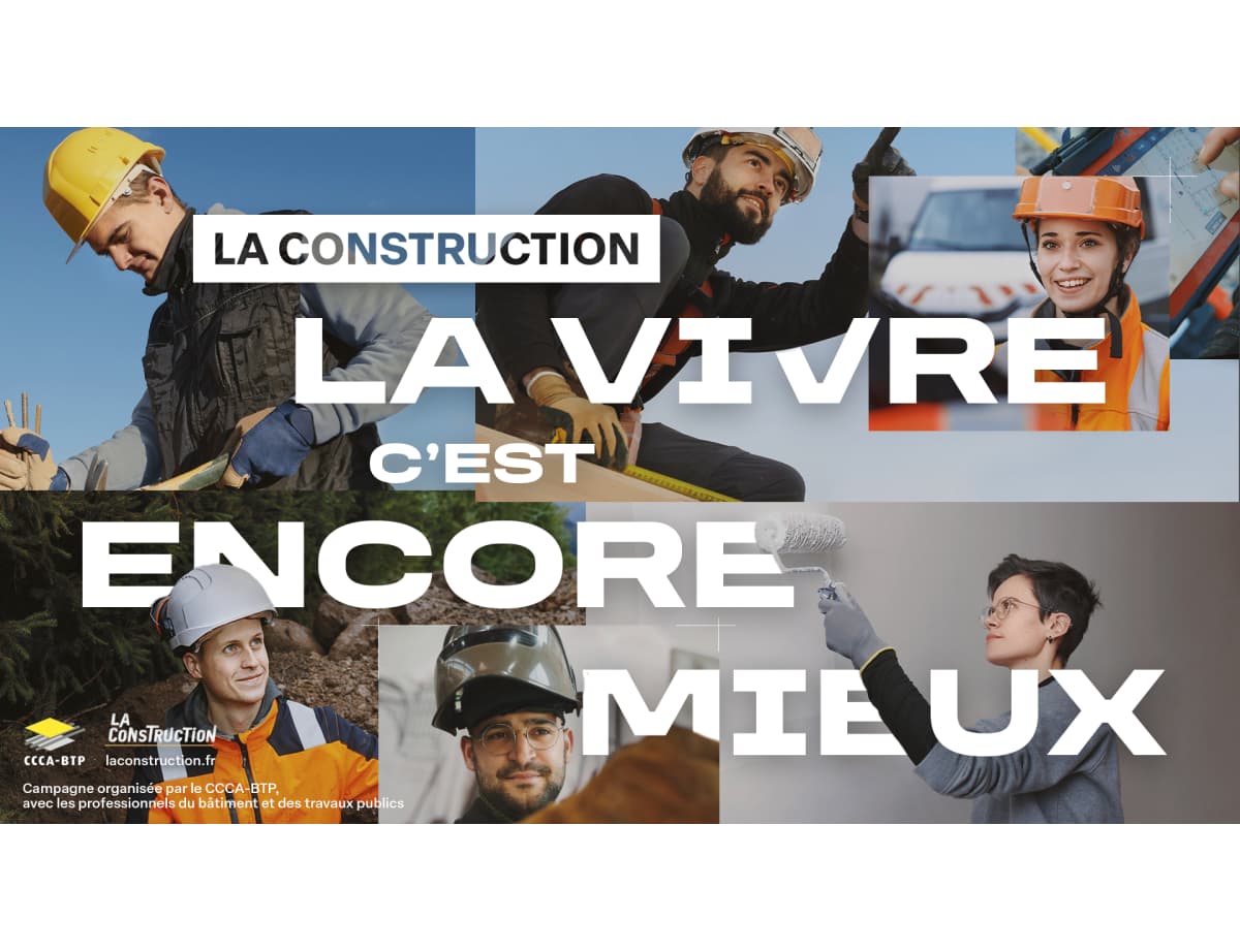 Six jeunes professionnels du BTP "sans filtres", pour faire éclore des vocations