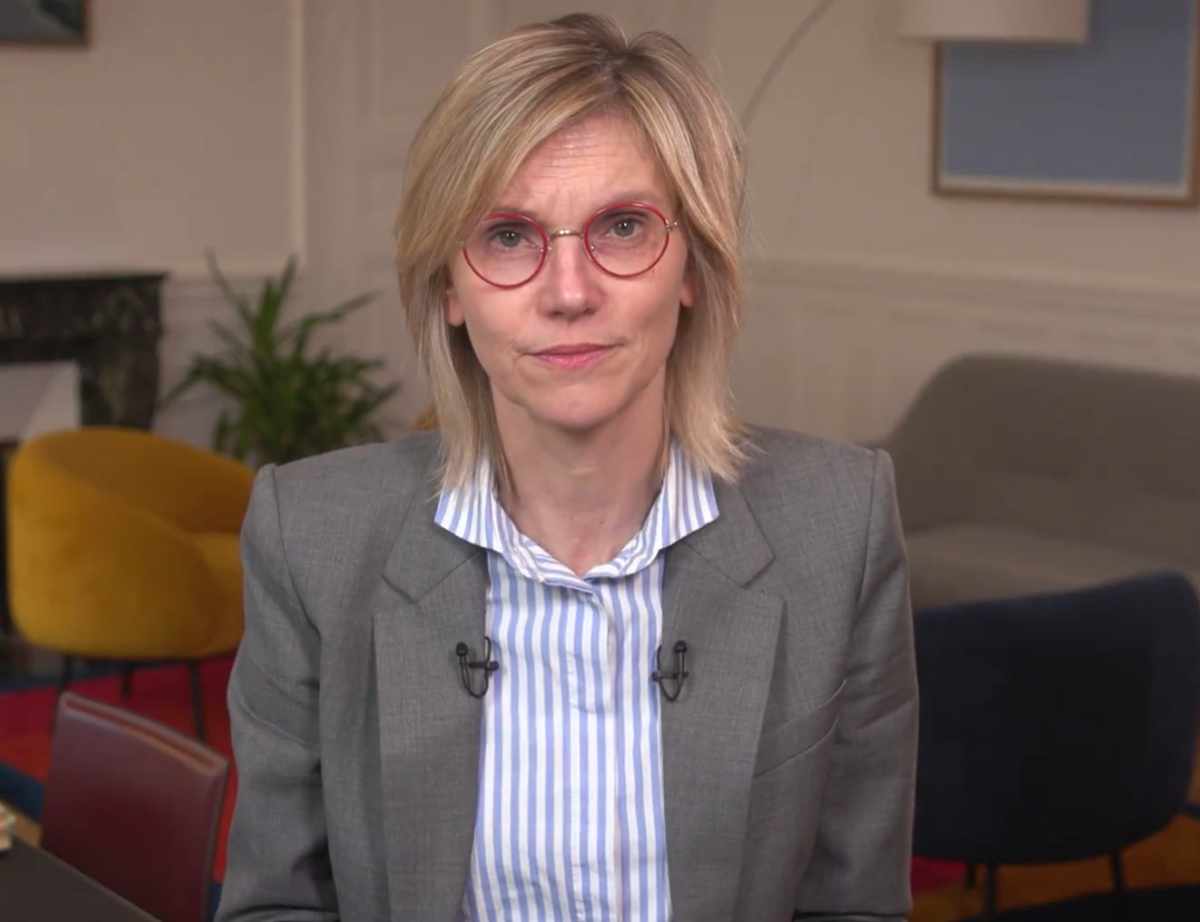 La ministre Agnès Pannier Runacher sur une vidéo enregistrée par le Ministère (capture d'écran)