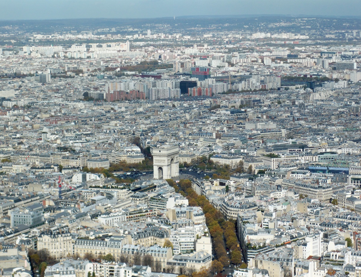 Paris vue du ciel