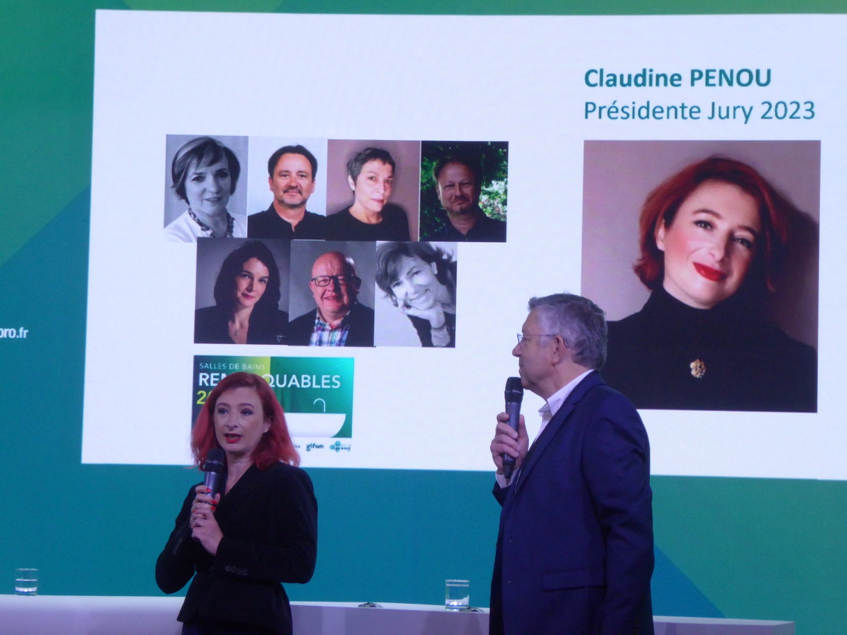 Claudine Penou, présidente du jury des salles de bains remarquables 2023