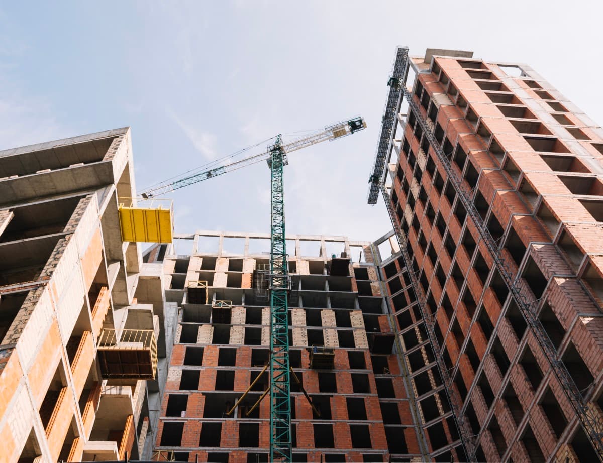 batiments neufs en construction