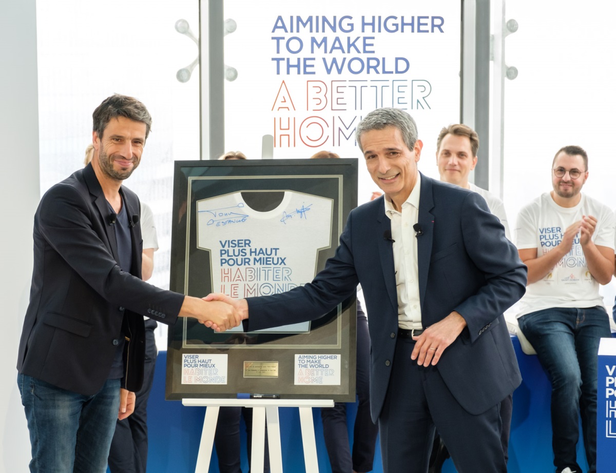 Signature d'un partenariat entre le Comité d'Organisation des JO et Saint-Gobain