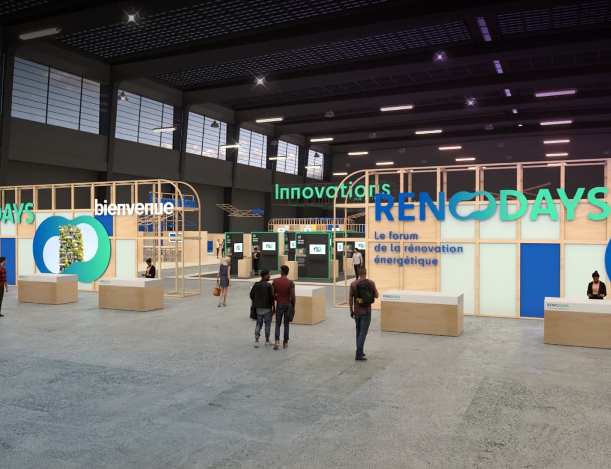 Visualisation 3D du futur salon Renodays
