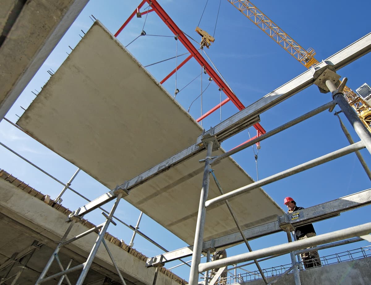 Planchers à prédalles industrialisées en béton