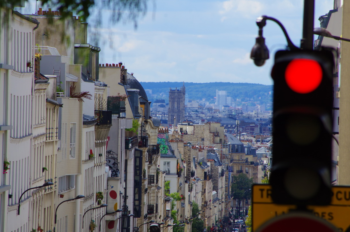 Les bâtiments de Paris rue de Ménilmontant