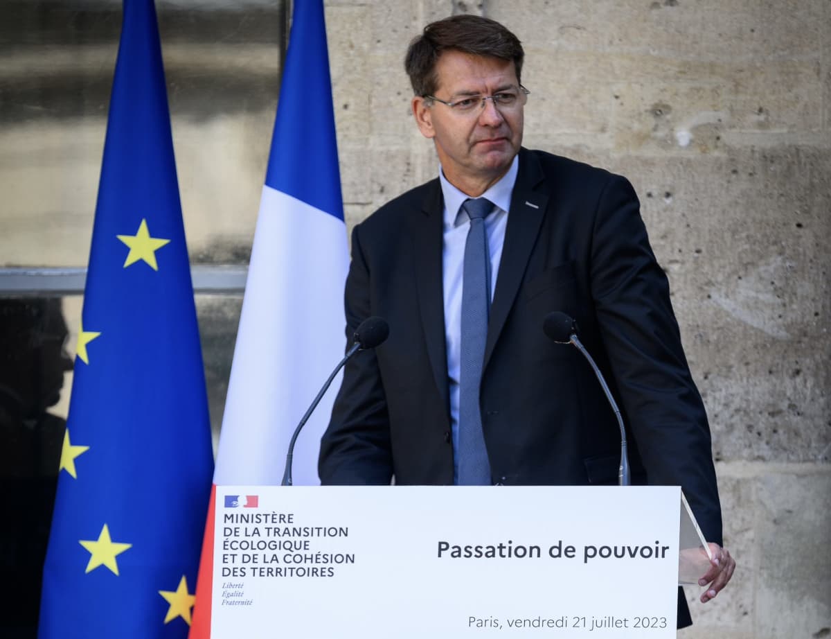 Patrice Vergriete le 21 juillet, jour de la passation de pouvoir