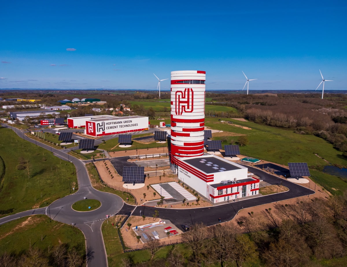L'usine Hoffmann Green Cement en Vendée
