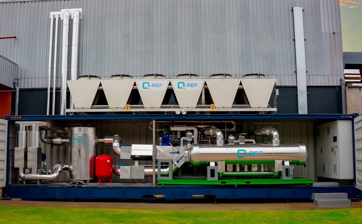 Le prototype du groupe froid Kibo de Q-Ref, installé chez Quercy Réfigération