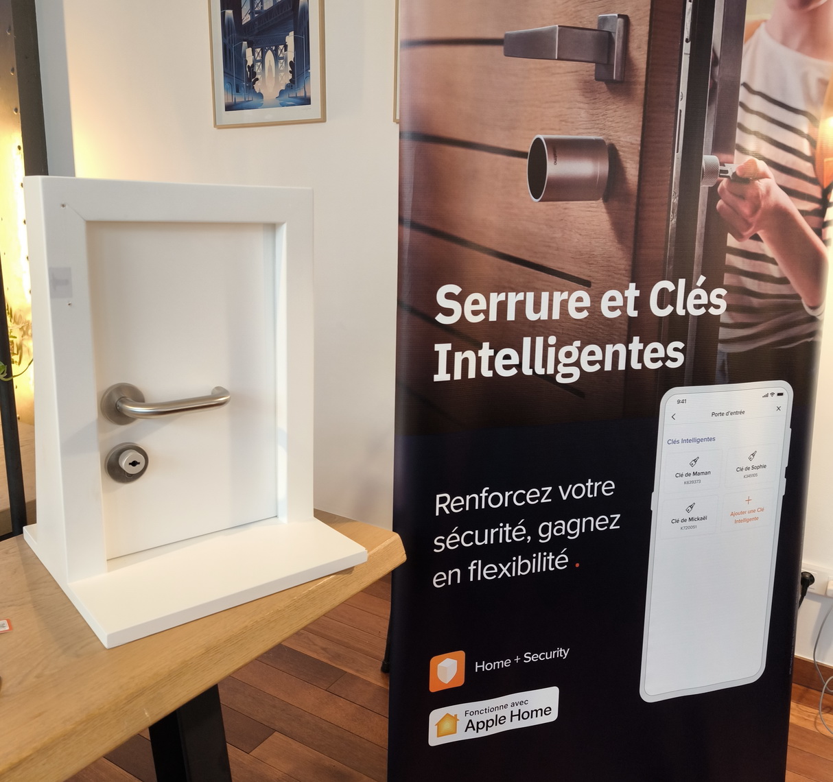 Présentation de la nouvelle serrure intelligente et des clefs intelligentes Netatmo
