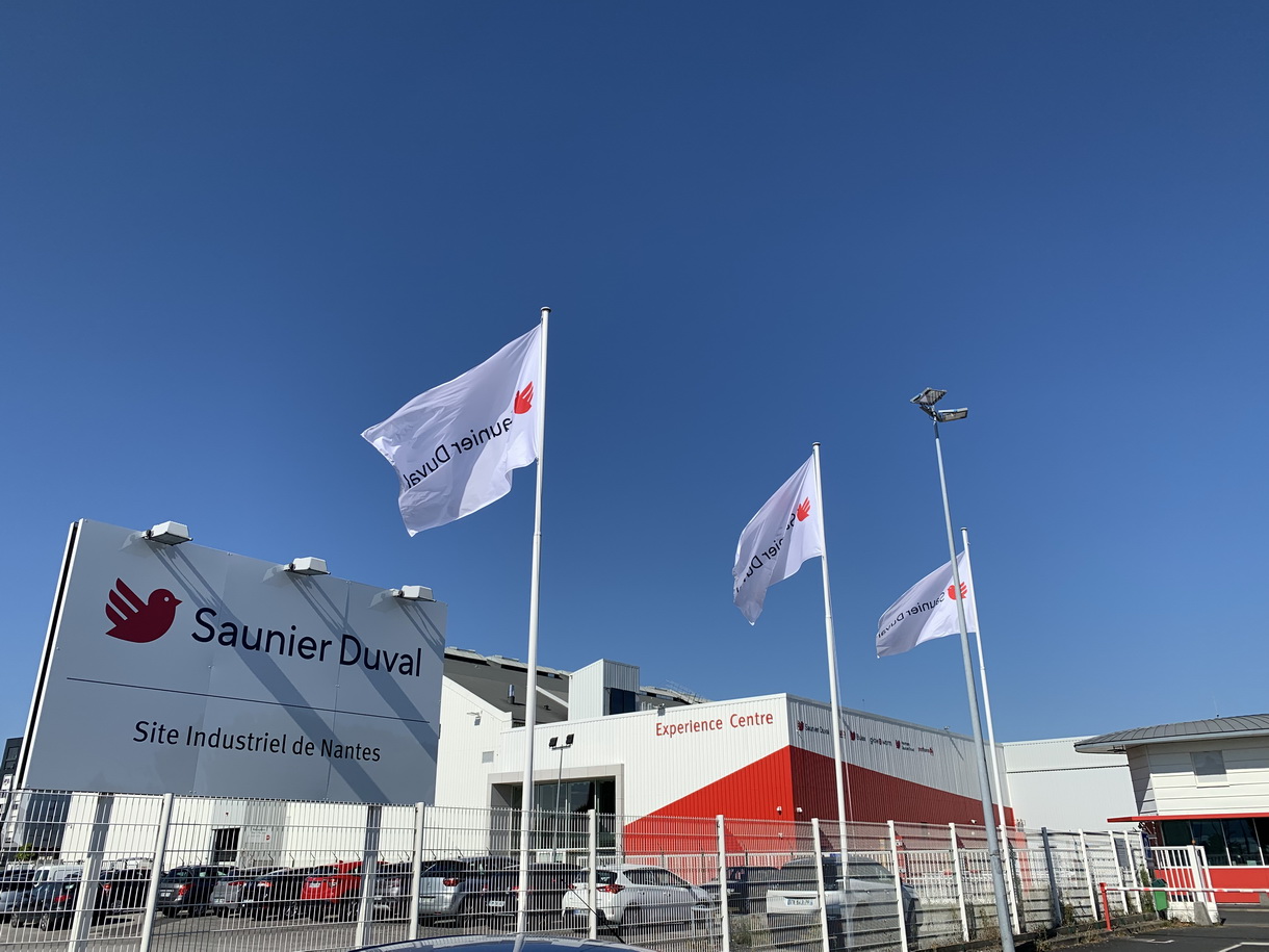 L'usine Saunier-Duval à Nantes vue de l'extérieur