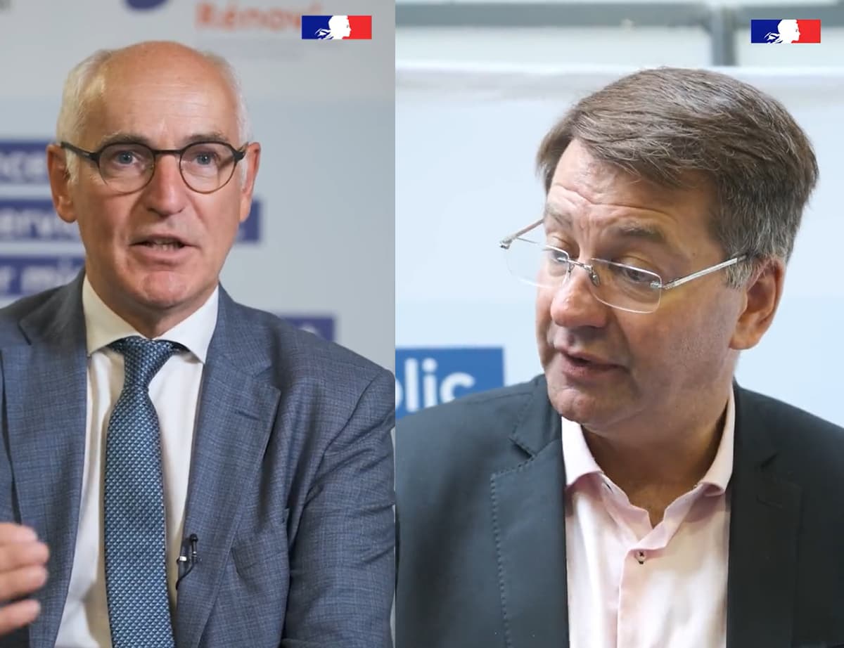 Le directeur de l'Anah et le ministre du Logement