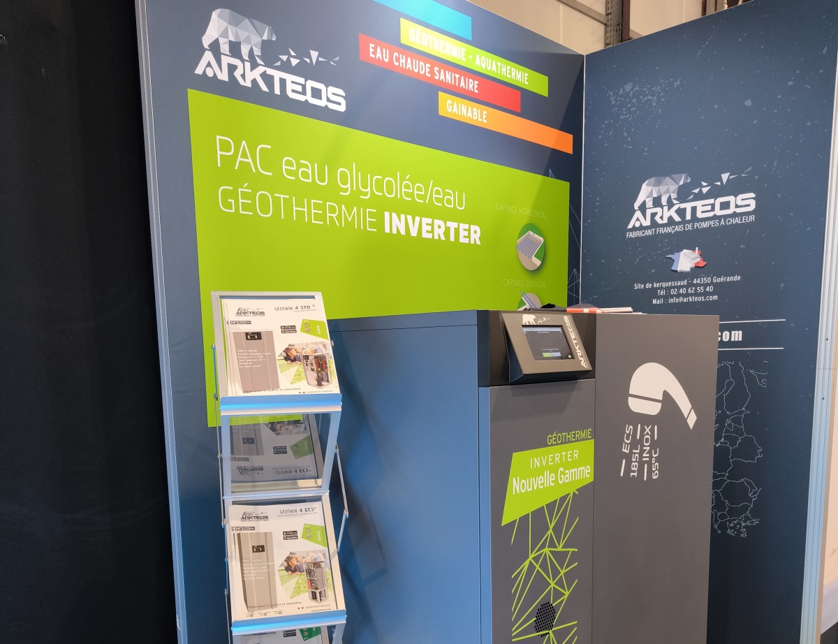Le stand Arkteos à Artibat 2023