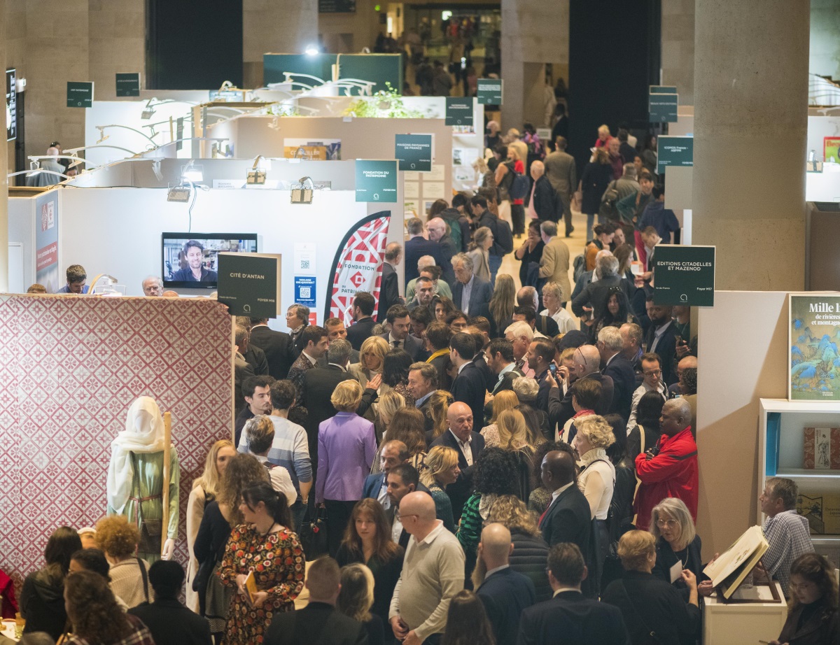 Affluence au salon du patrimoine