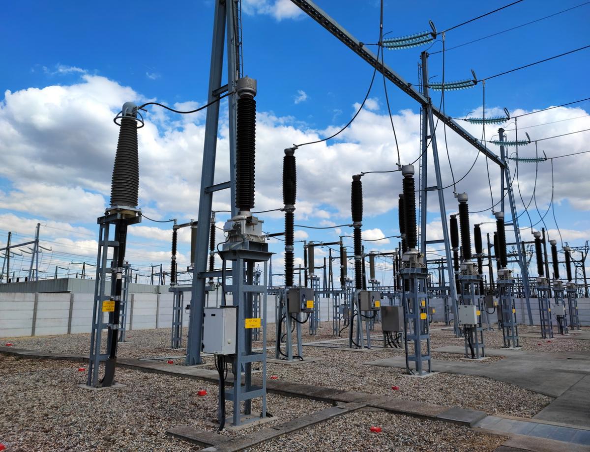 Un poste source Enedis près d'Amiens