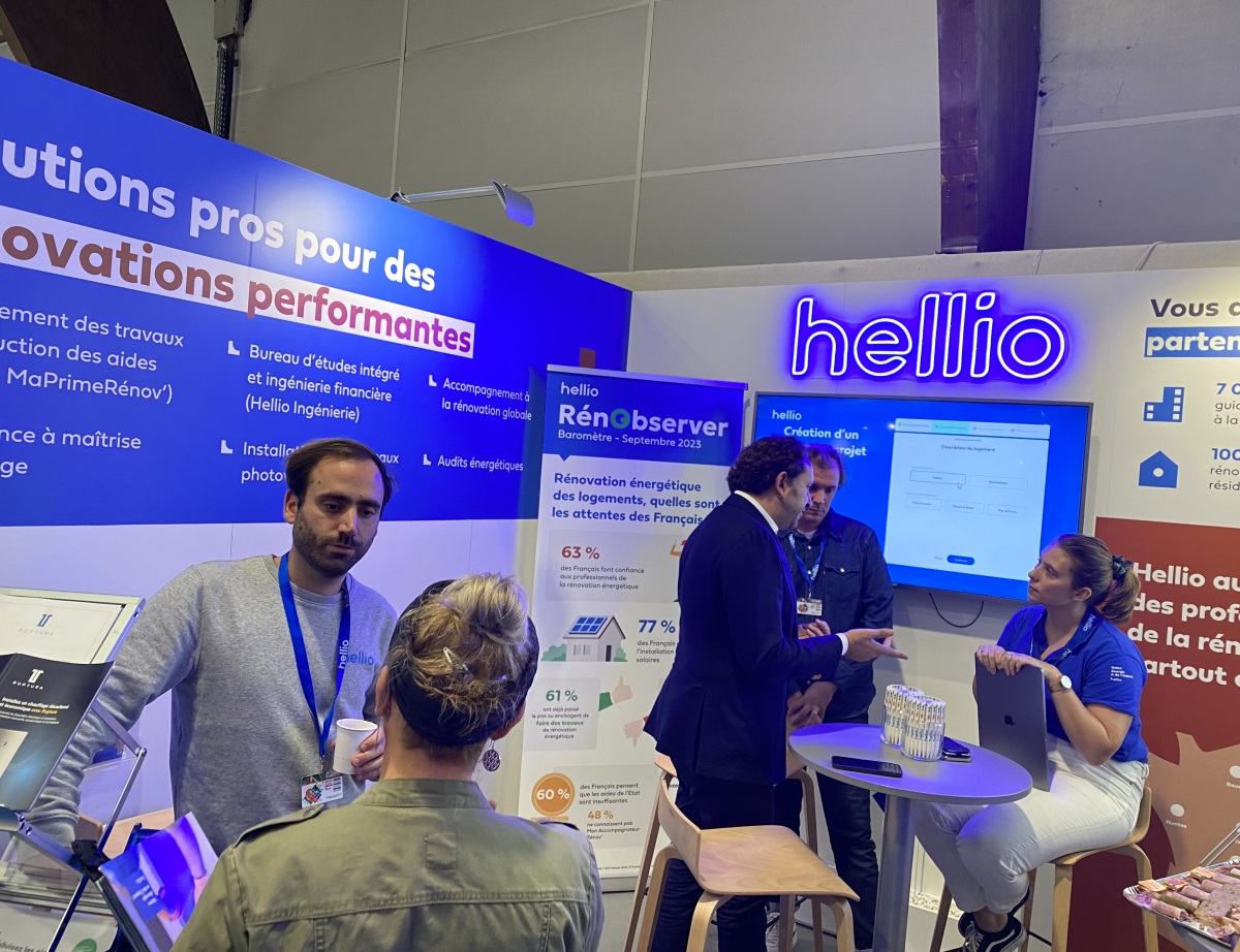 Stand d'Hellio à Artibat