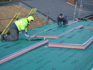 Une ITE pour la toiture de 50 logements sociaux