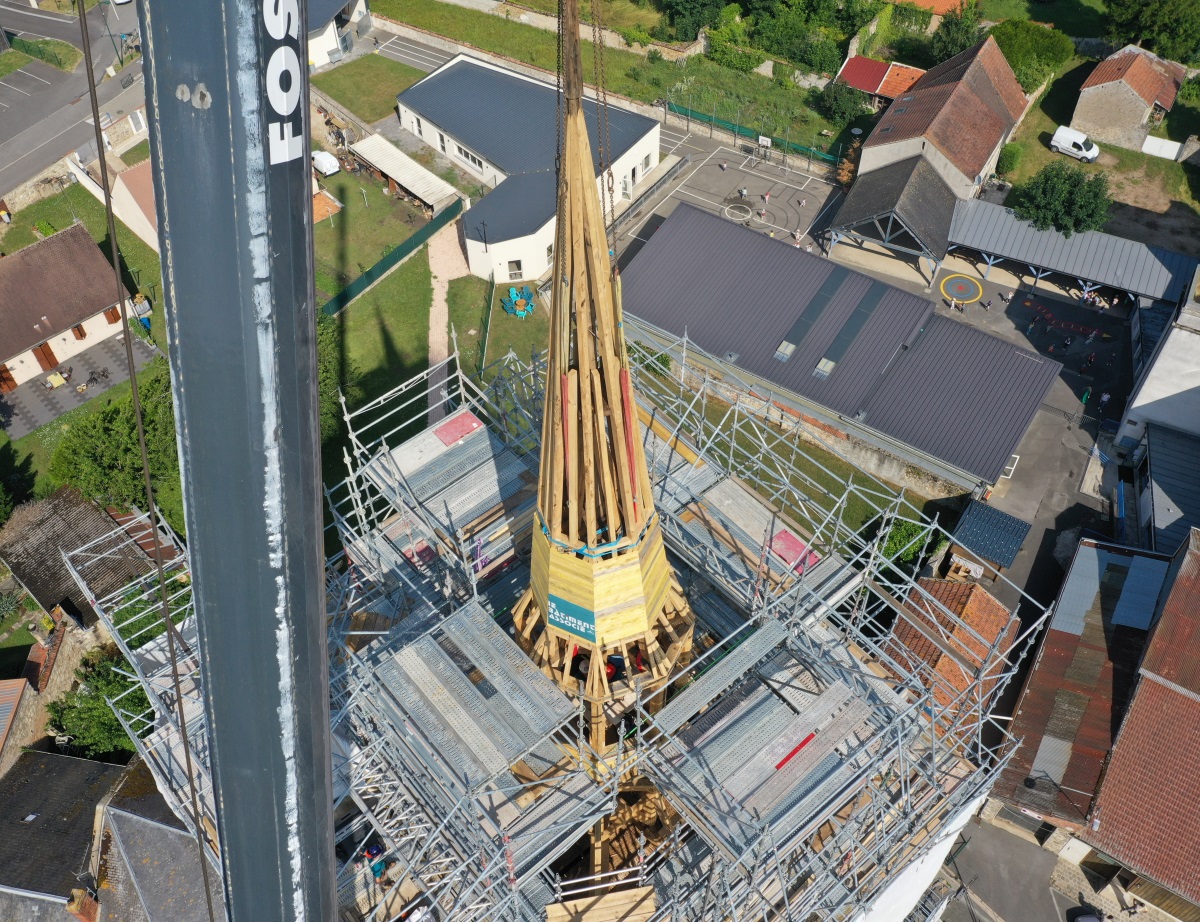 Eglise de Fère-en-Tardenois, l'une des réalisations de l'entreprise