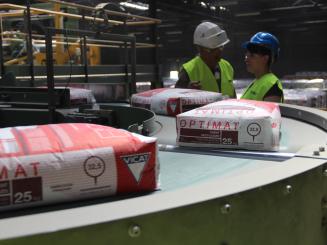 Vicat améliore la lisibilité de ses sacs de ciment