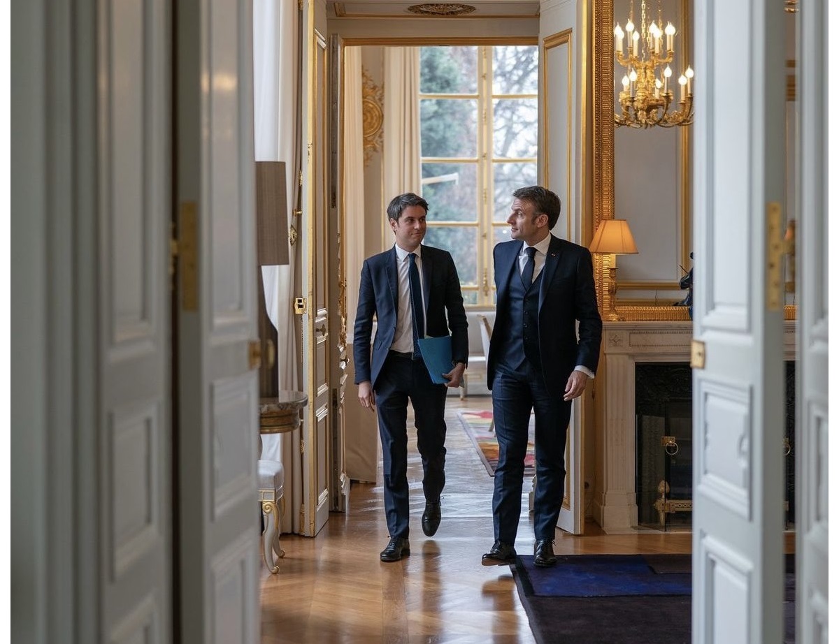 Gabriel Attal et Emmanuel Macron