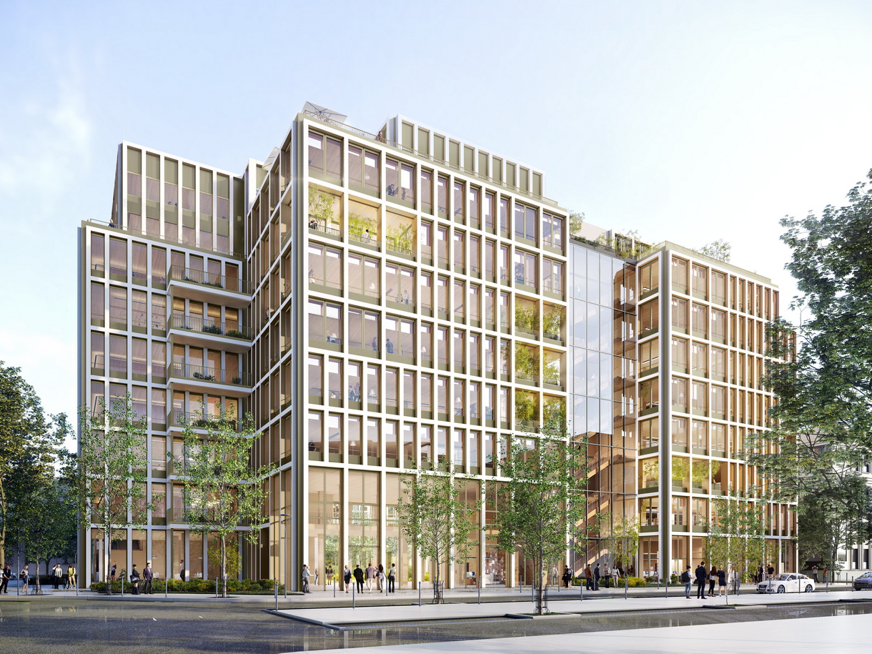 Une vue du futur siège de GRDF à Saint-Denis