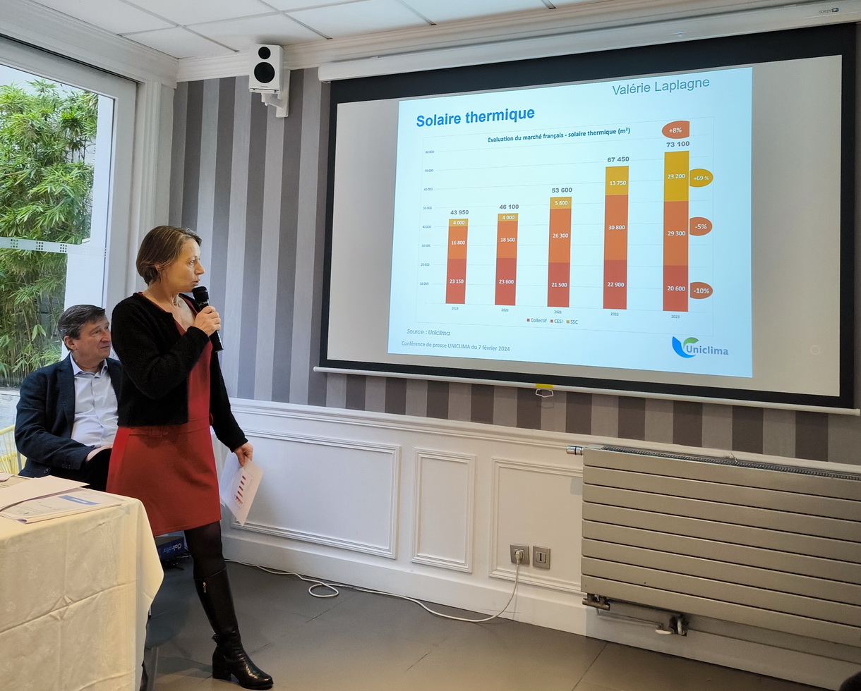 Présentation des résultats du marché du génie climatique le 7 février.