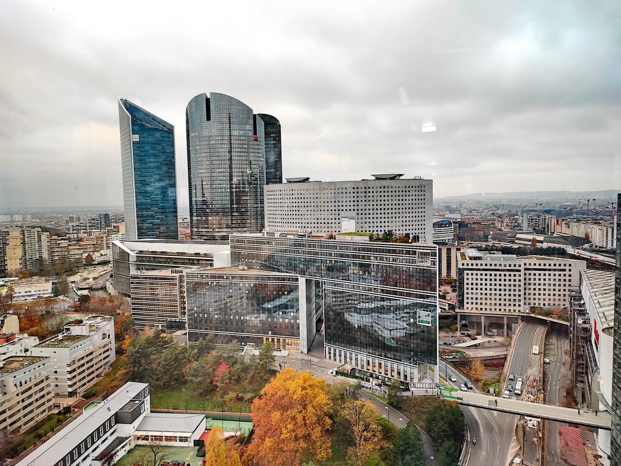 Les tours du quartier d'affaires de La Défense.