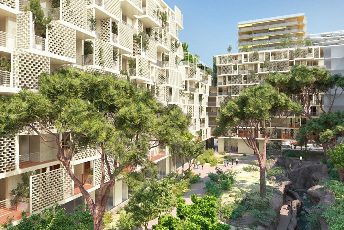 Le pharaonique projet de Joia Méridia, dans Nice Ecovallée. © joia-nice.com
