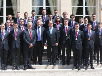 Léquipe de France des métiers reçue à lElysée