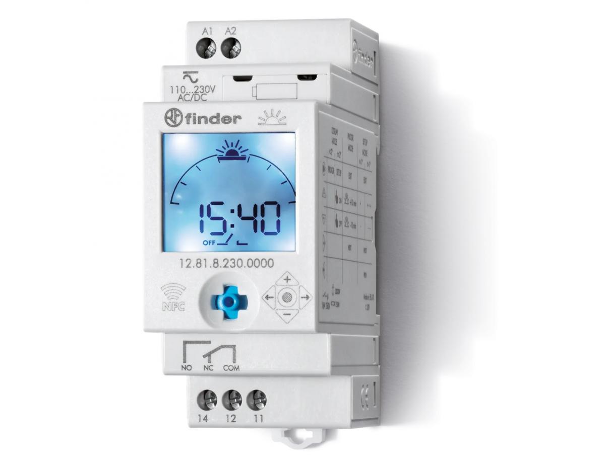 Nouveau  12.81 de Finder France  « Horloge crépusculaire pré-programmée »