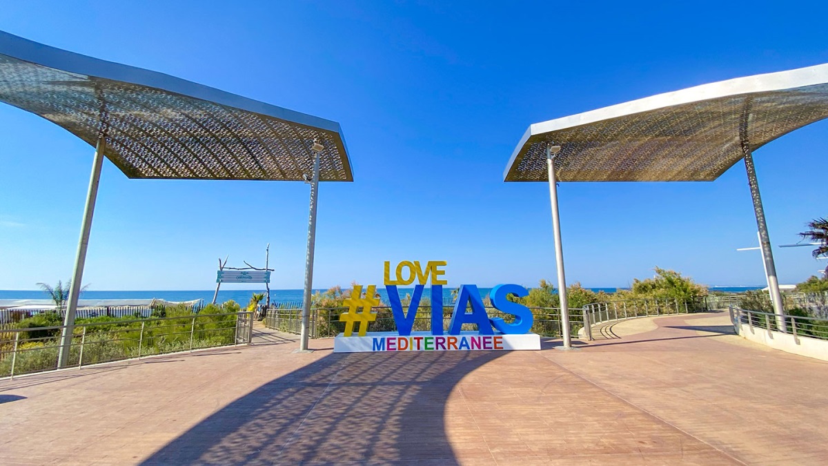 La promenade de la discorde, plage Farinette, Vias. © Camping Sainte-Cécile