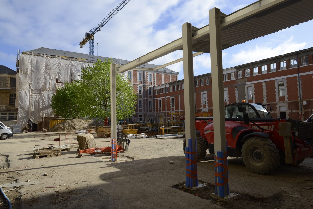 Entièrement rénové et restructuré, le collège Henri IV de Poitiers ouvrira à la rentrée 2025. © Bernard Reinteau