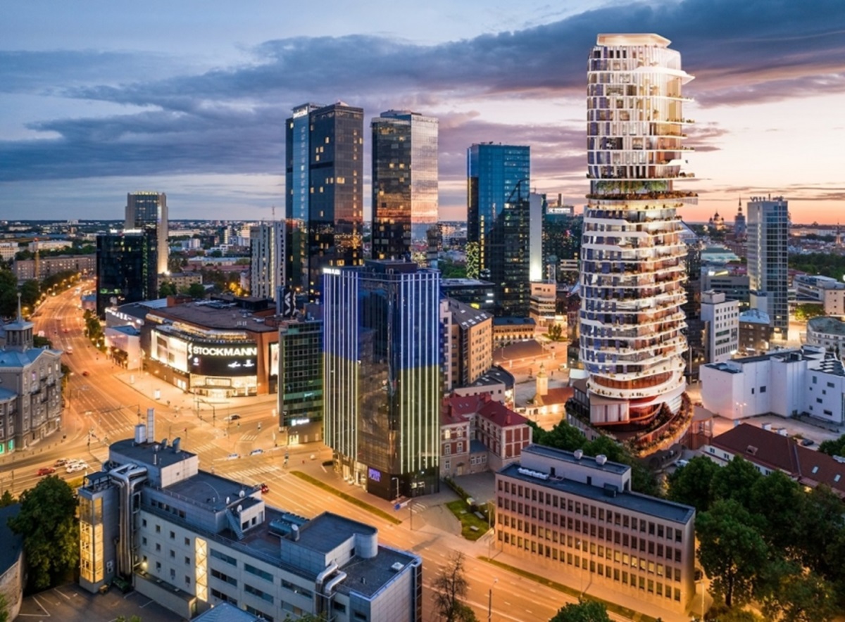 Le projet "Lumière", une tour de 125 mètres. © Naço Architectures