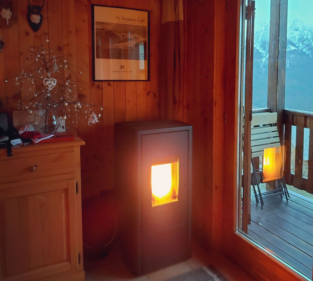 Le chauffage aux granulés de bois connait un rebond.  © Laure Pophillat