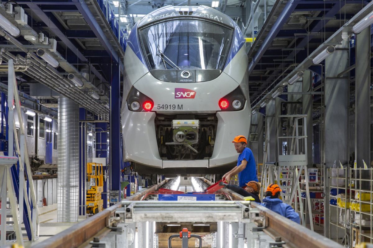 L'un des technicentres de la SNCF. © Fred de Gasquet / SNCF