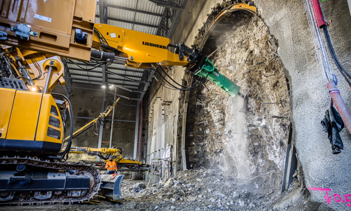 L'interminable saga du chantier Lyon-Turin. © TELT