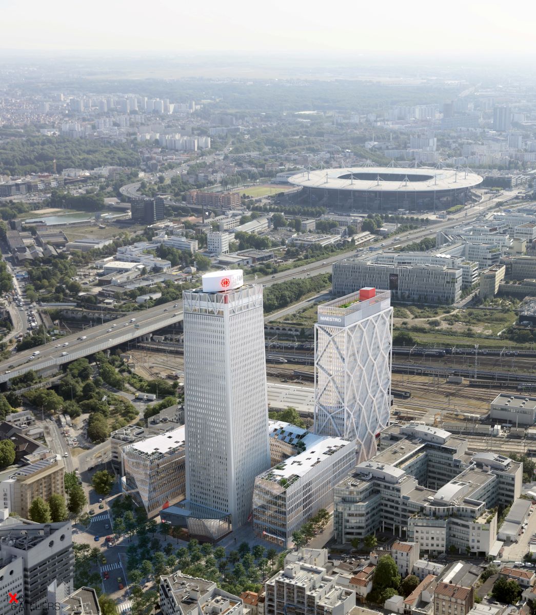 Le H4 Hotel Wyndham et son centre de conférences. © Sretchko Markovic / 163 Ateliers