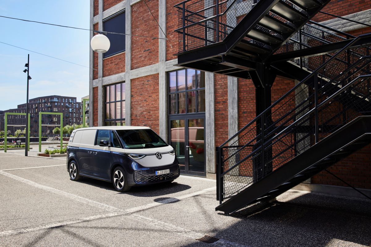 L'ID. Buzz Cargo de VW, le cargo qui fait le buzz. © VW