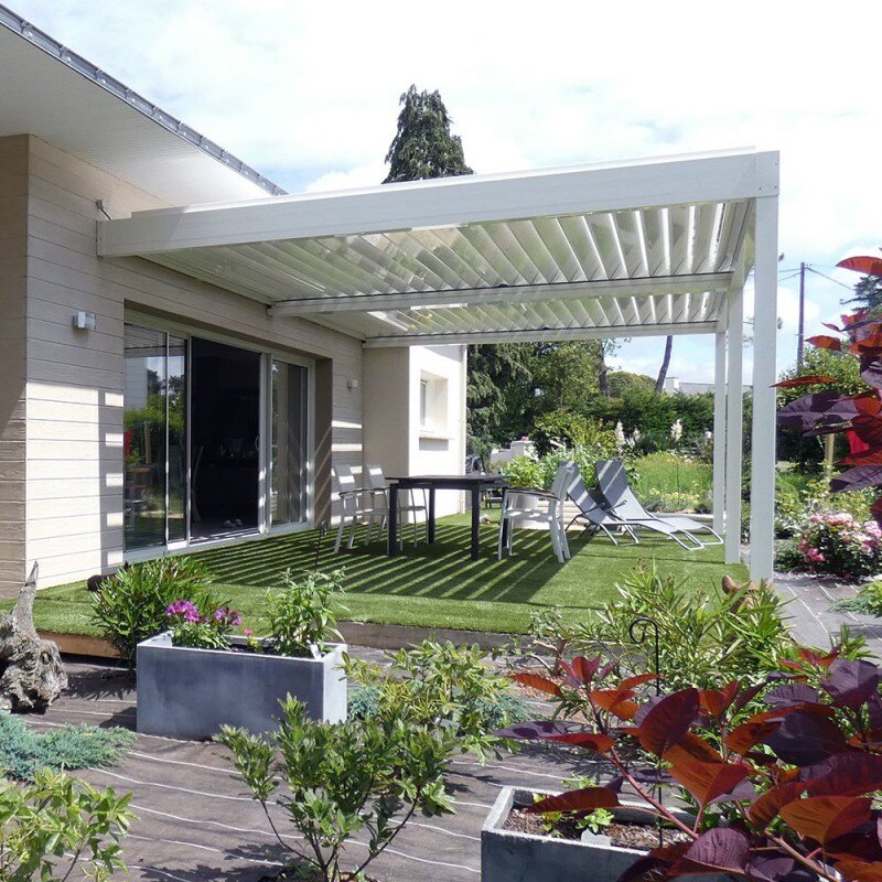 Lames pergola bioclimatique