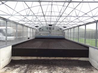 La station dépuration sèche ses boues par voie solaire