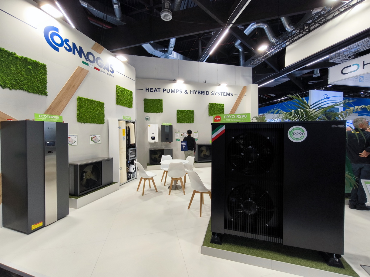 Une pompe à chaleur Cosmogaz au R290