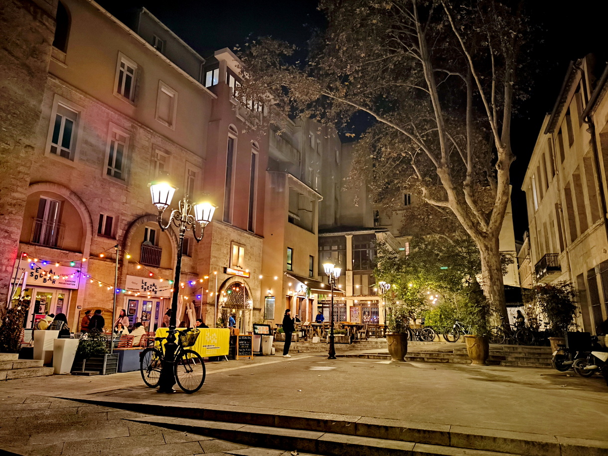 La vieille ville de Montpellier en décembre 2024