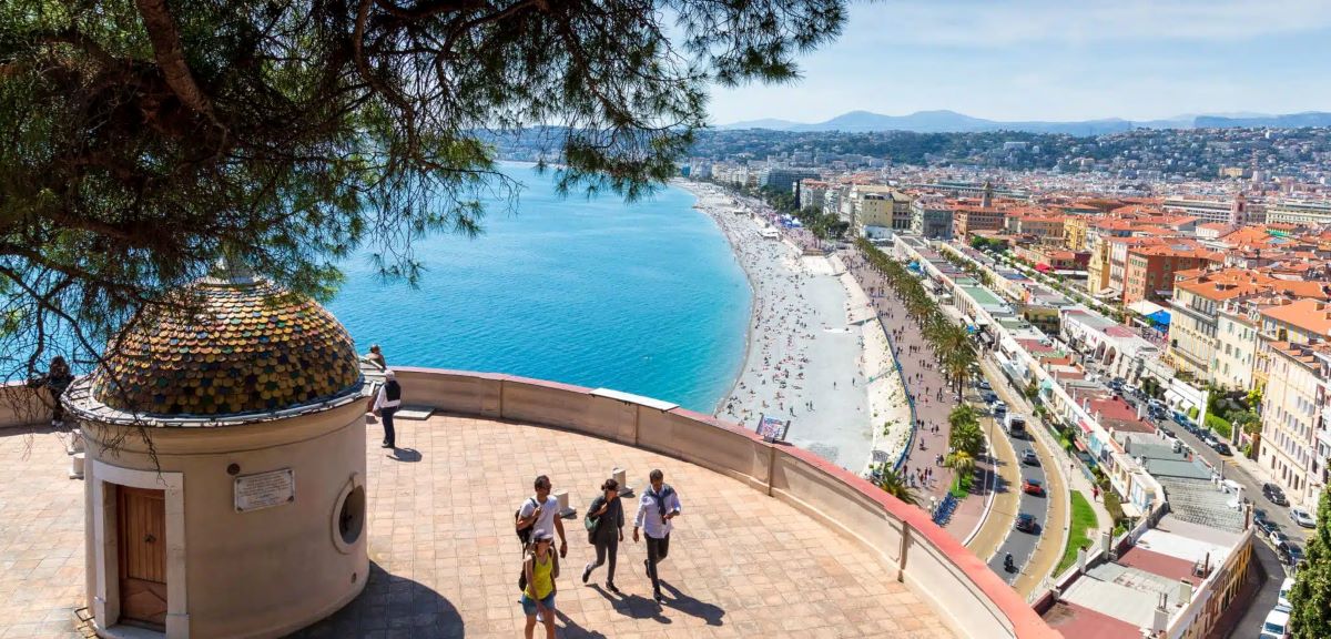 Vue sur Nice de la tour Bellanda. © Ville de Nice